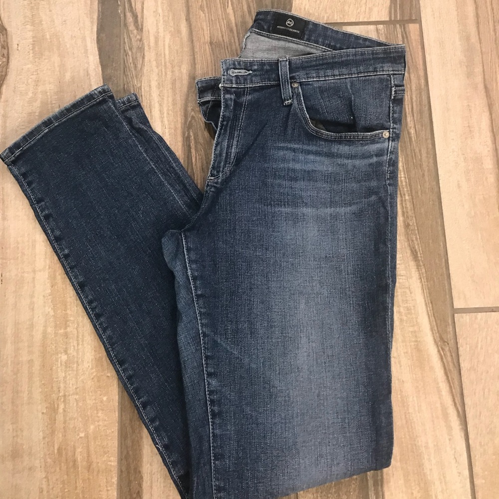 AG Jean, The Stilt Cigarette Leg, Medium Wash, 30R